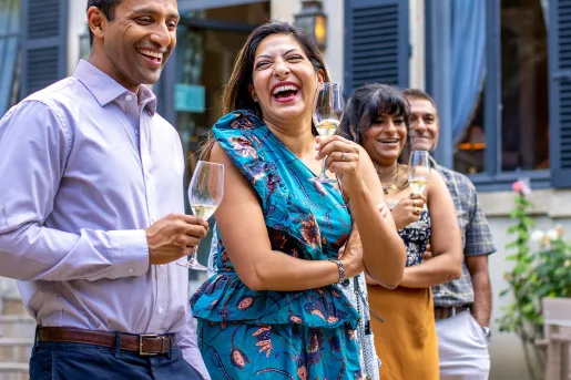 Four Backroads Guests Laughing