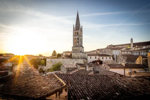 Sunrise Over Buildings