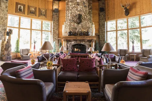 Lobby at Spearfish Canyon Lodge