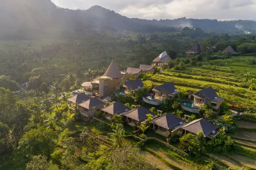 Aerial view of Wapa di Ume