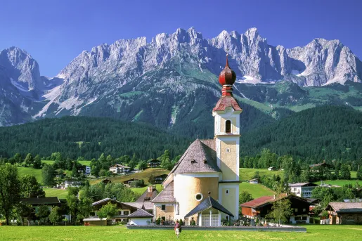 Beautiful church building in Austria.