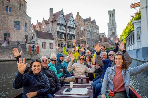 Guests enjoying a local boat tour