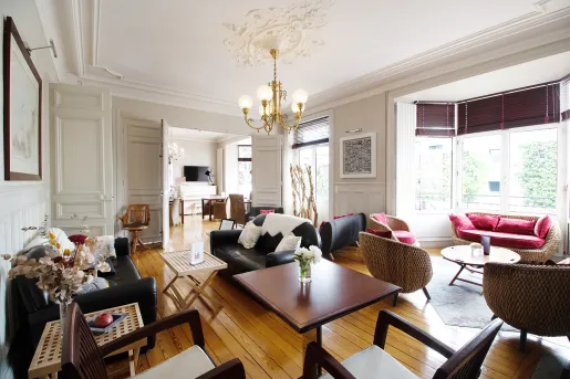 Common room view of Hôtel La Villefromoy