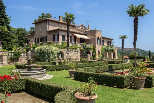 Exterior view of Villa Cattani Stuart