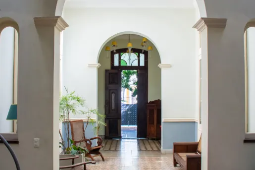 Lobby of La Reserva Vedado