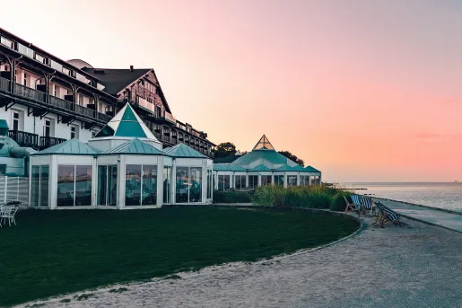 Exterior view of the Marienlyst Seafront Hotel