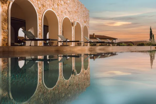 Pool view of Euphoria Retreat