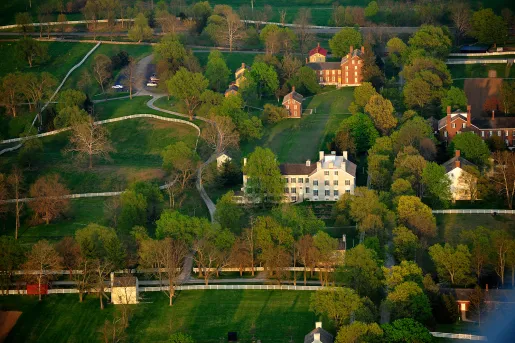 Aerial Shaker Village Inn