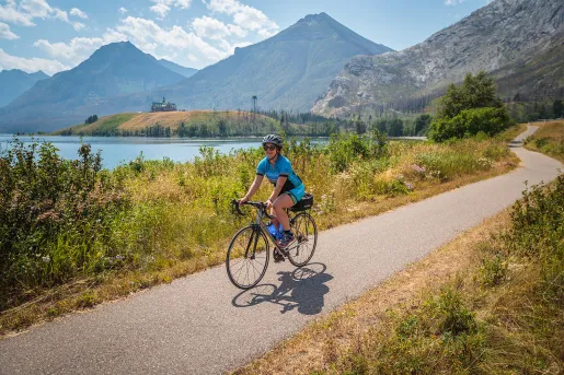 Backroads guest riding through side road