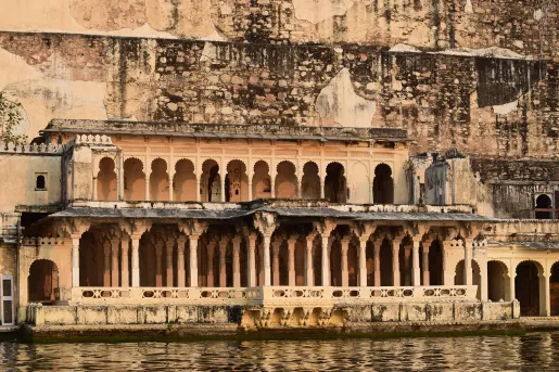 Ancient ornate building in India