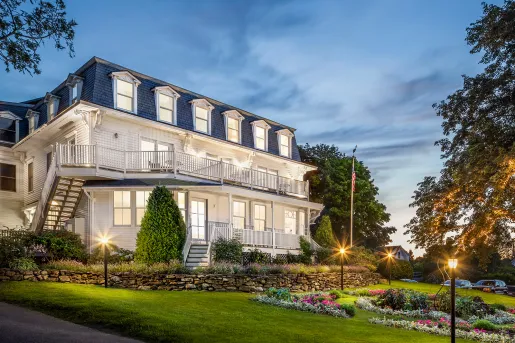 Exterior view of Camden Harbour Inn