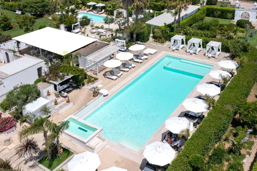 Aerial view of the Tenuta Centoporte