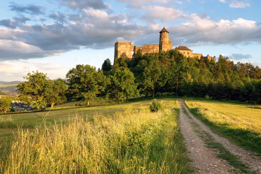 Castle on top of a hill in Germany.