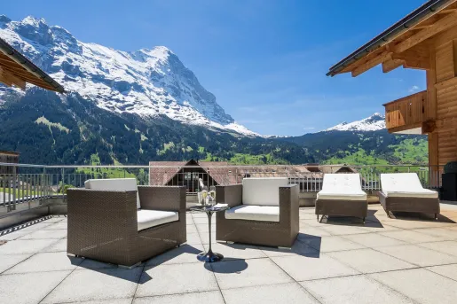 Terrace Romantik Hotel Schweizerhof 