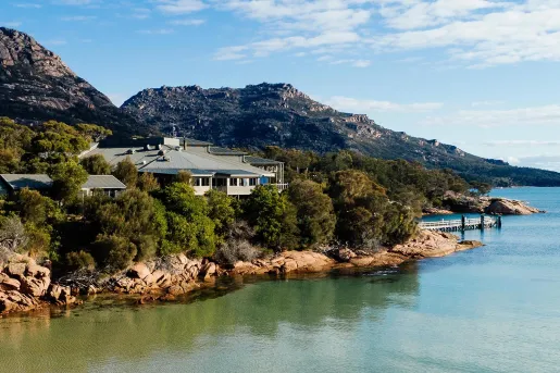 Exterior of Freycinet Lodge