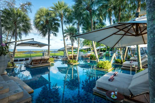 The pool at Anantara Mai Khao Phuket Villas