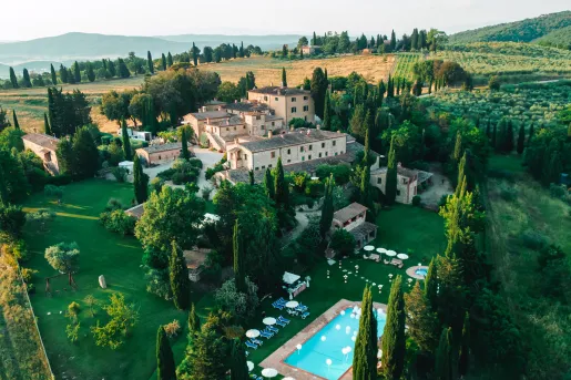 Aerial view of the Borgo Casabianca