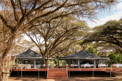 Exterior Sanctuary Ngorongoro Crater Camp