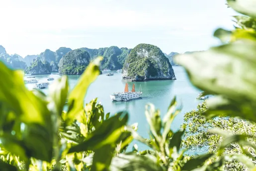 Exterior view of Indochina Sails Ship