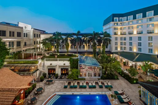 Exterior of the Sofitel Legend Metropole Hanoi