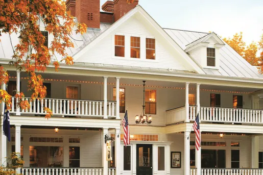 Exterior view of Pitcher Inn.