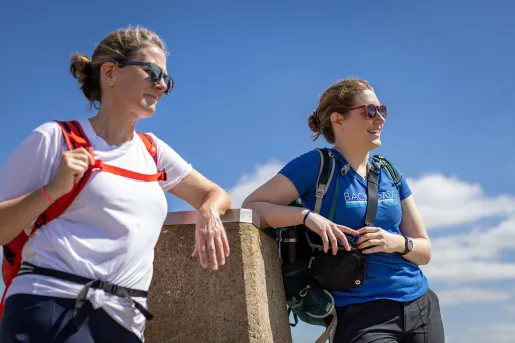 Two Backroads Guests Admiring the View