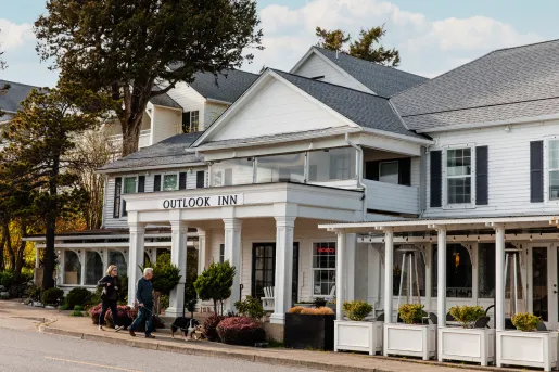 exterior of outlook inn