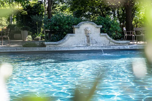 Swimming pool and deck