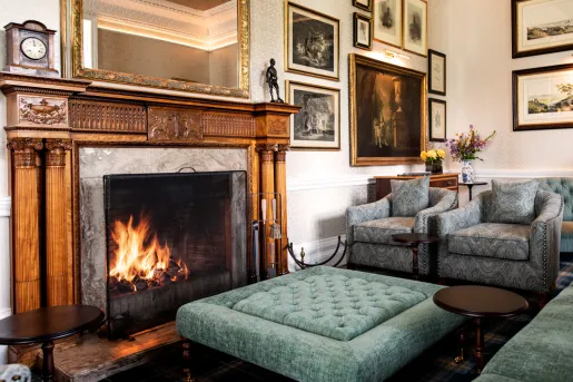 drawing room at the schloss roxburge