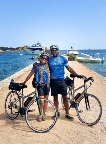 Martina Jones Johnson of That Couple Who Travels with her husband in Sardinia and Corsica