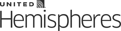 Logo for the United publication "Hemispheres"