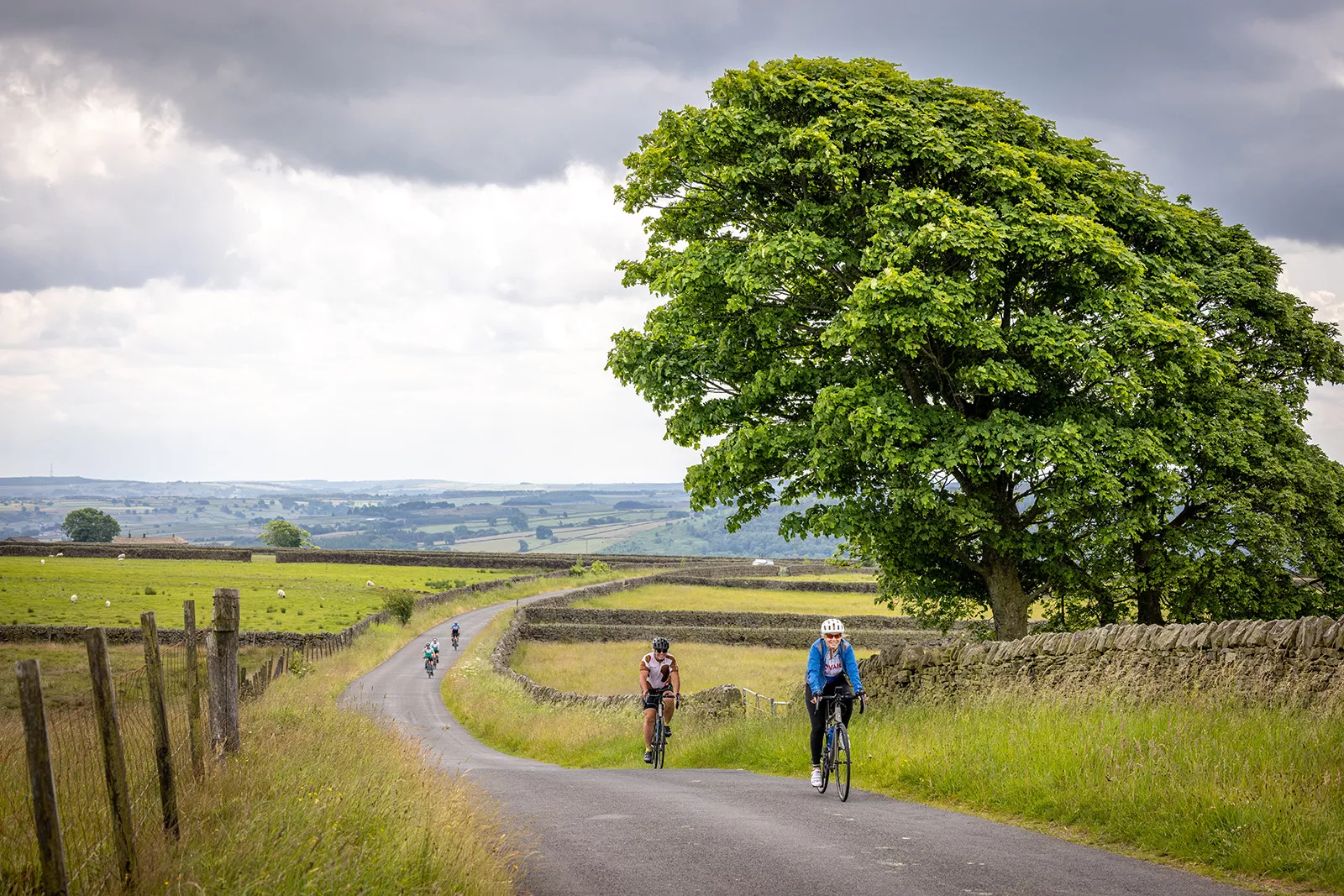 Guests Riding Up Hill Scotland