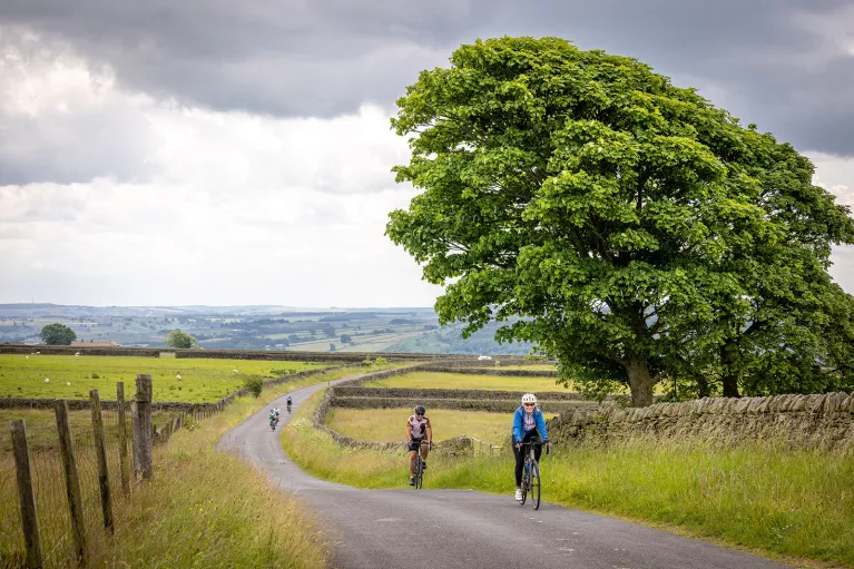 Guests Riding Up Hill Scotland