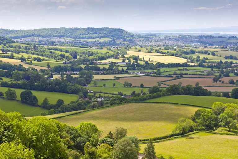 Valley Farmland England