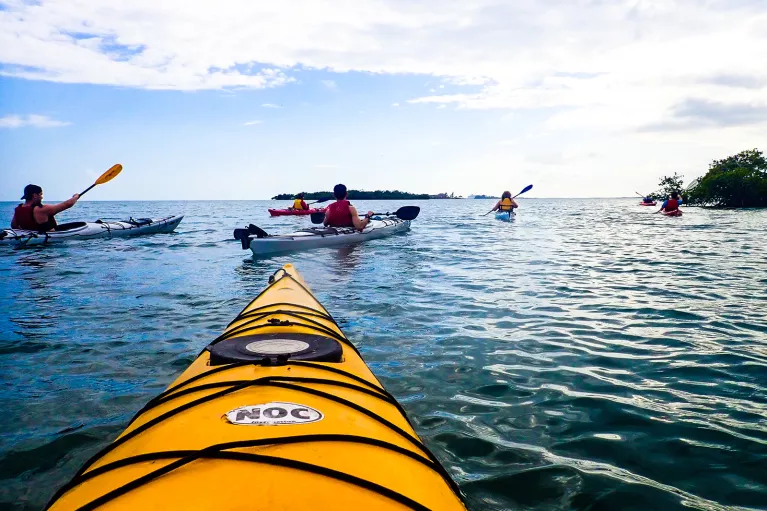 Kayaking Belize