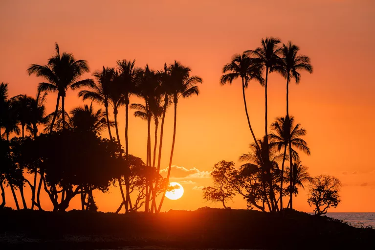 Sunset in Hawaii