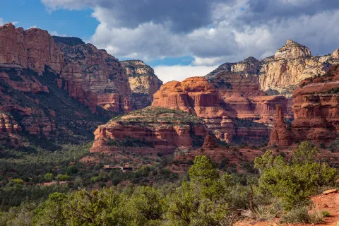 Red rock canyon in Arizona.