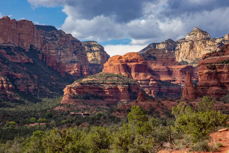 Red rock canyon in Arizona.