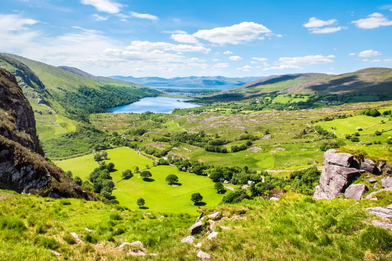 Valley Lake Blue Skies Ireland