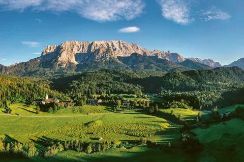 Schloss Elmau in the Wetterstein mountains