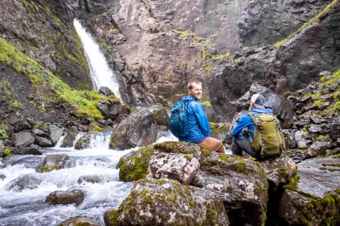 Iceland Ocean Cruise Walking & Hiking Tour - Waterfall Canyon