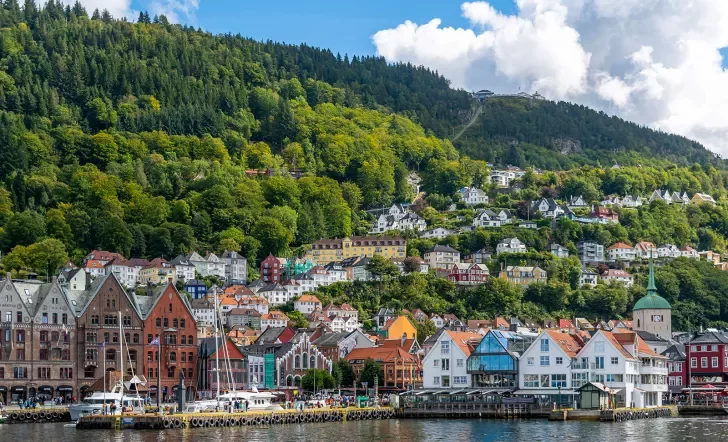 Coastal Town Fjord Norway