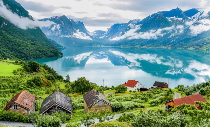 Houses Overlooking Fjords