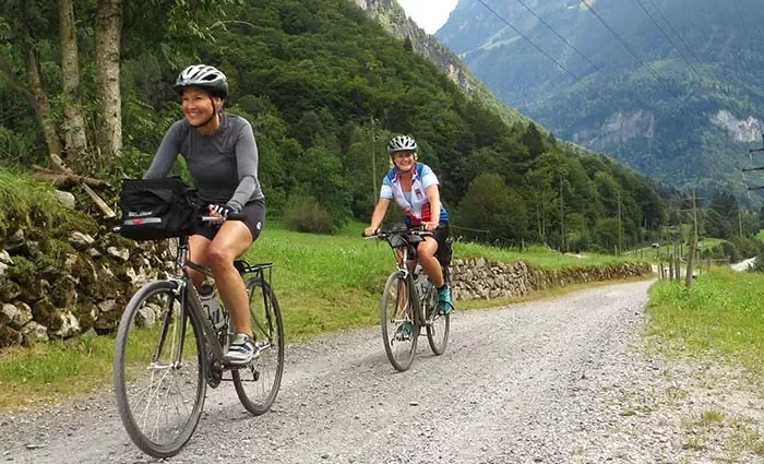 Bike riding in Switzerland