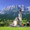 Beautiful church building in Austria.