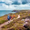 Hiking Along the Coasts of Bretagne at Cap Frehel Peninsula Viewpoint