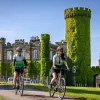 Guests Riding in Front Ivy Tower Scotland