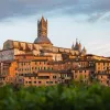Wide shot of the Duomo di Siena.