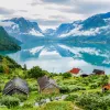Houses Overlooking Fjords