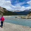 Hiker River Canada
